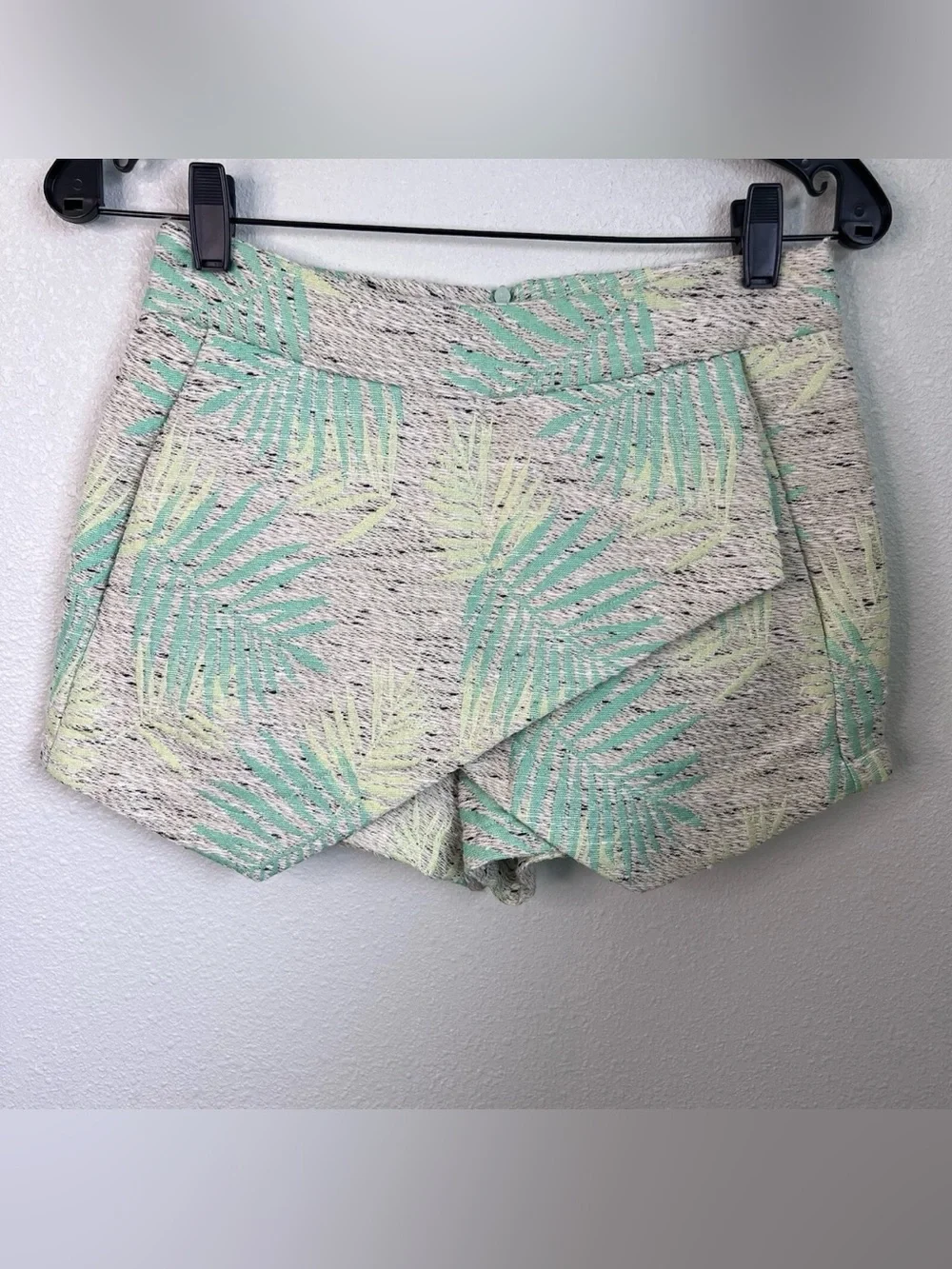 Sorority Size Small Tropical Palm Leaf Skort & Top Matching Set